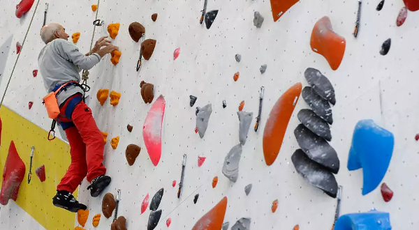 Marcel Remy has climbed for most of his 98 years. AFP