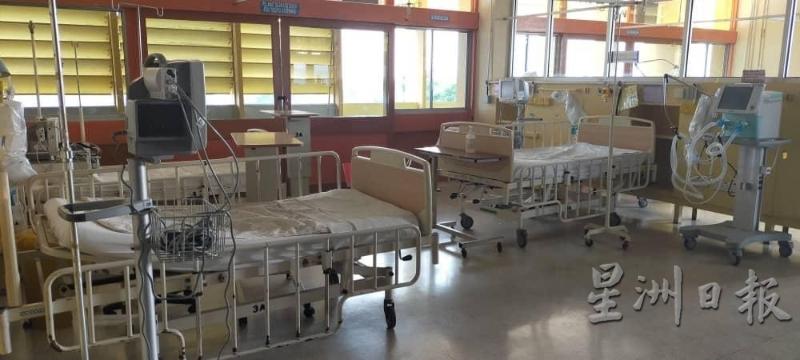 在援助计划下，州政府特别拨出50万令吉购买氧气设备，为医院增添硬体设备。