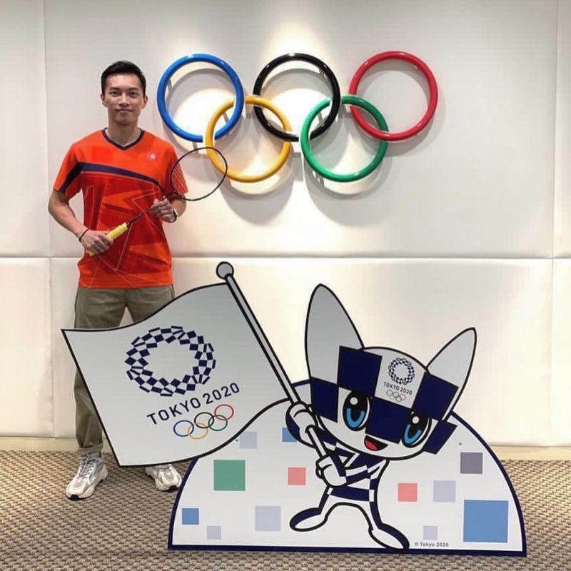 香港男单伍家朗第2次夺得奥运资格，他在东京奥运会将被列为8号种子。（伍家朗IG照片）