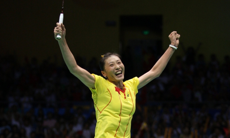 张宁提到了2007年新加坡公开赛决赛是她职业生涯中印象最深刻的一场比赛，她在体能前所未有的透支的情况下夺冠，收获了坚持和坚韧的力量。（世界羽联官网照片）