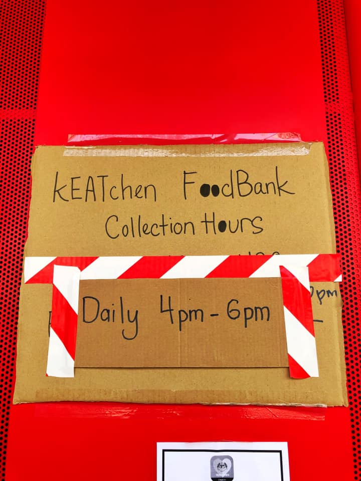 kEATchen最新领取粮食的时间点为下午4时至傍晚6时。（kEATchen脸书照片）