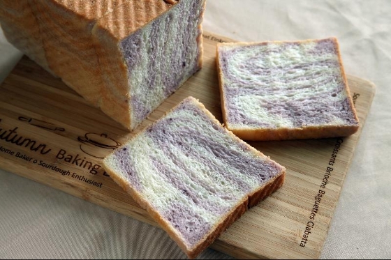 紫薯波浪吐司