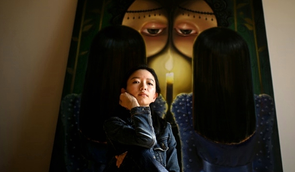 Artist Yang Na says she joined the CCP to use her artistic profile as a way to show the world what it is like to be a young person in China. AFP