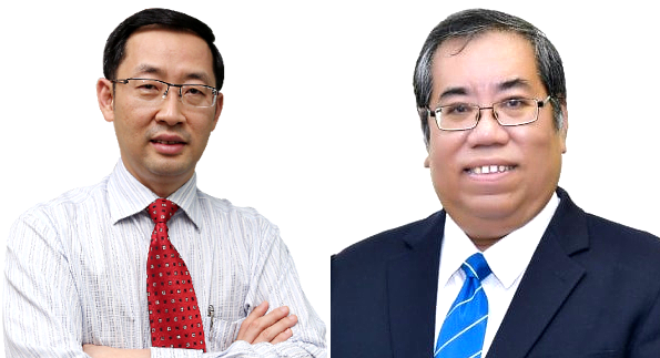 Koong Lin Loong (L) and Phua Lee Kerk. Koong Lin Loong (L) and Phua Lee Kerk.