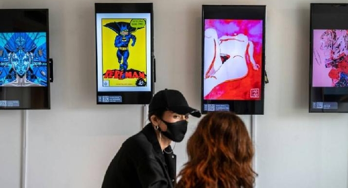 CrypTokyo features around 150 non-fungible tokens (NFT) from several dozen artists, expected to sell for a few hundred dollars up to around $50,000. AFP