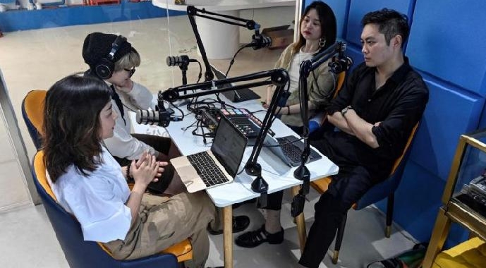 While podcasting has long been part of western media appetites, it has just started gaining ground in China's tightly managed media ecosystem. AFP