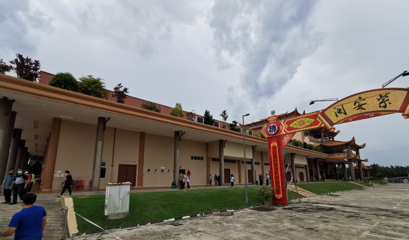 柔首个设在华裔宗教场所疫苗中心永平紫安阁18日启动接种 地方 大柔佛 星洲网sin Chew Daily