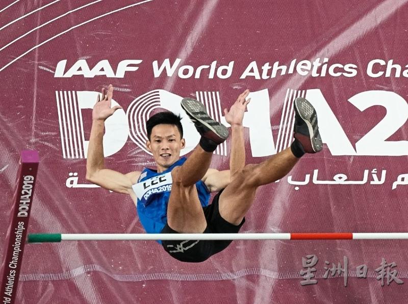 大马的跳高名将李合伟寄望在东京奥运会能够跳进决赛。（星报照片）