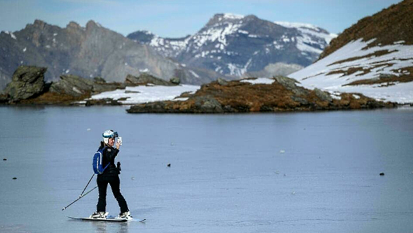 Glaciers in the Swiss Alps are in steady decline, losing a full two percent of their volume last year alone. AFP
