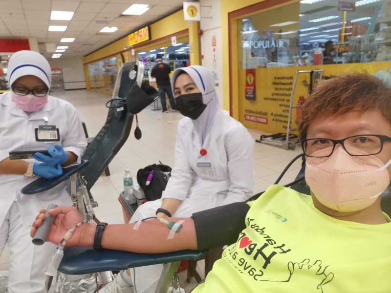 李春源至今已经捐血多达42次。