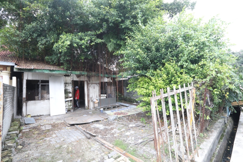 林亚英多年来独居在增江南区一间破旧屋子。