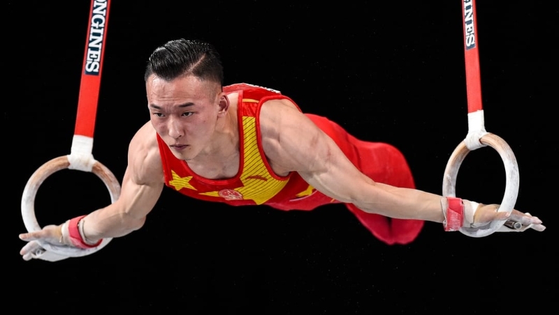 2017年世锦赛男子全能冠军肖若腾，将领衔中国男队在东京奥运会重塑辉煌。（盖帝社照片）