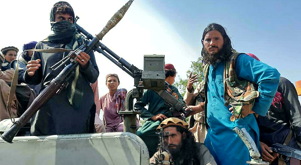 Taliban fighters in Laghman province -- the militants are effectively in power after the country's president Ashraf Ghani fled. AFP