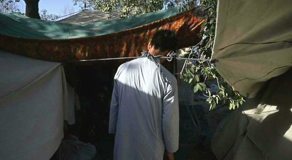 The Taliban have been press-ganging youths like Abdullah to be used as cannon fodder in their offensives across Afghanistan. AFP