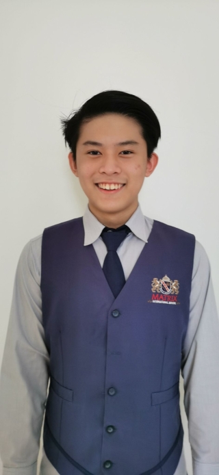 徐子恒是学生会和全国华语辩论俱乐部的成员，他为考取全A的成绩感到光荣，更为自己的努力感到满足。（金群利环球院校提供）