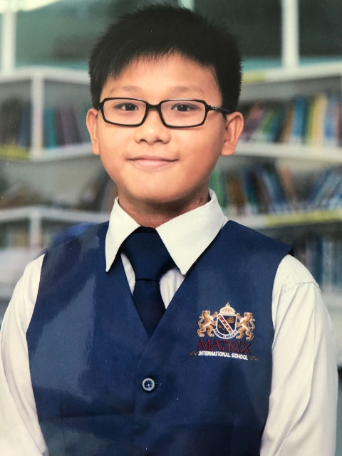 林冠宇在校内是烹饪与烘焙俱乐部的成员，他此次考获3A*s和4A佳绩。（金群利环球院校提供）